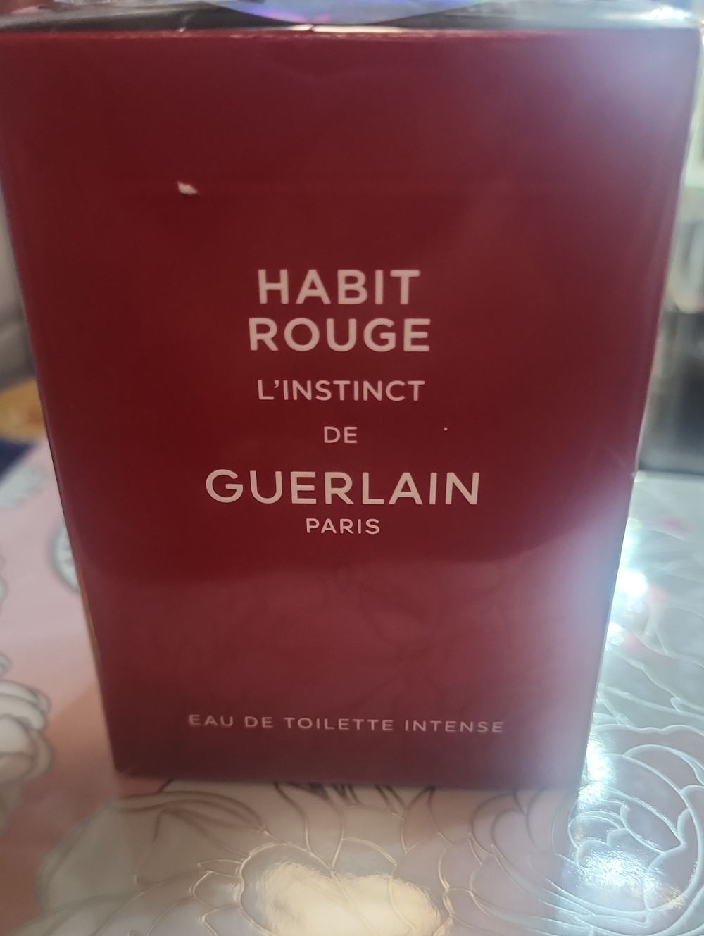 GUERLAIN Habit Rouge L'Instinct Eau de Toilette Intense - Deep Red Box